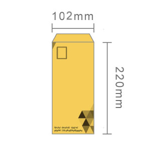 【信封】單色中式15K(黃牛皮)